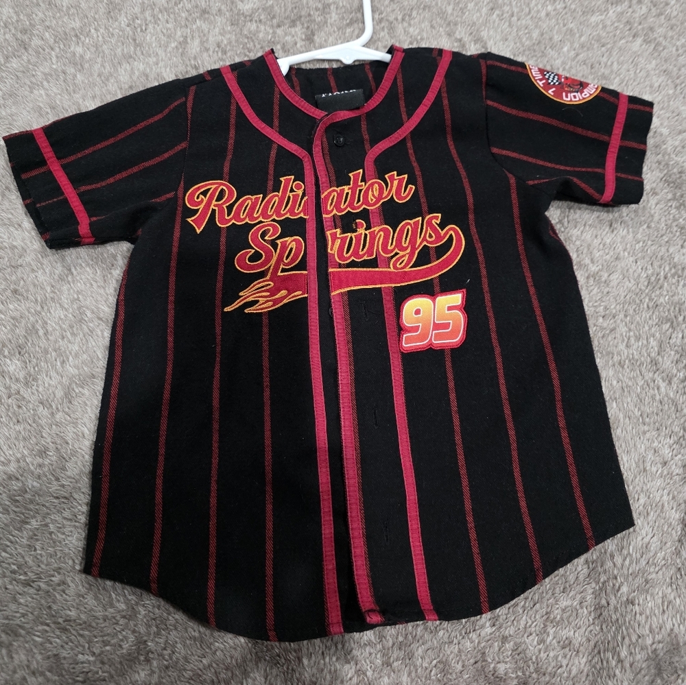 Radiator Springs Kids Black and Red Jersey
